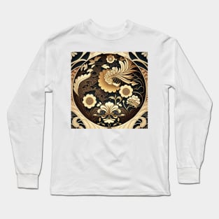 Intricate Pattern - Asian Theme Long Sleeve T-Shirt